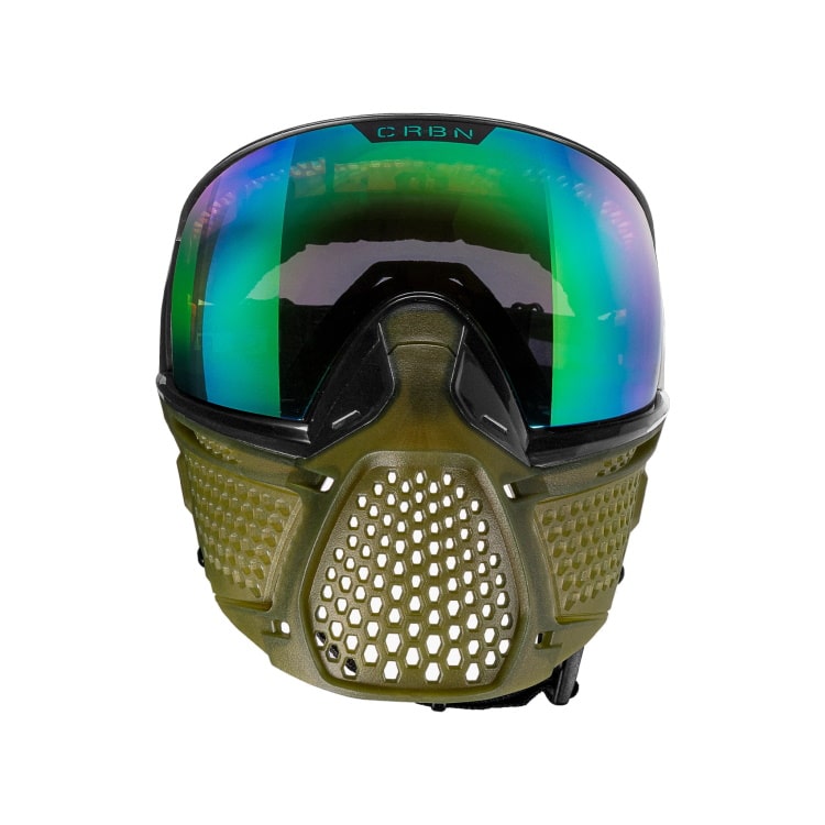 Carbon ZERO PRO Paintball Thermal Maske (Moss)