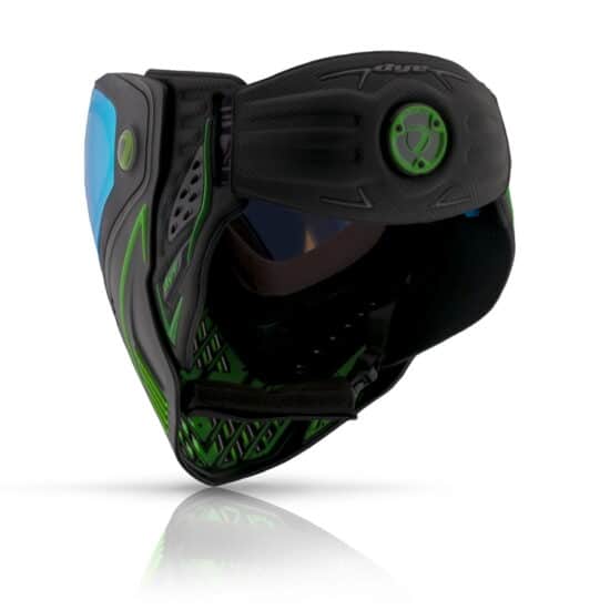 Dye_I5_Paintball_Thermal_Maske_EMERALD_grün_schwarz_view