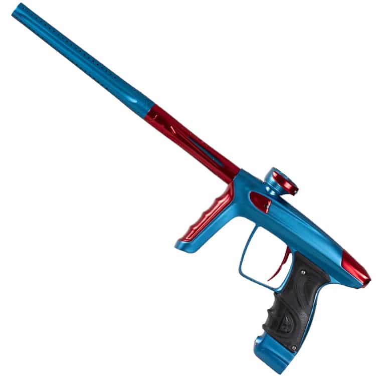 DLX Luxe TM40 Paintball Markierer (blue Dust/ red Polished)