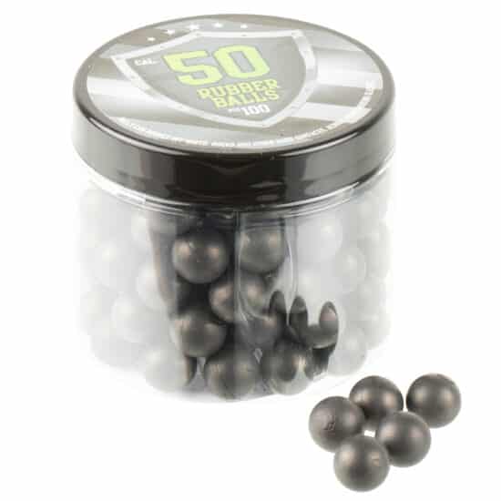Cal. 50 Rubberballs / Gummigeschosse (100 Stück)