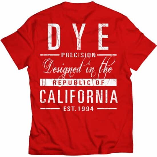 DYE_T_Shirt_California_rot_weiss_back