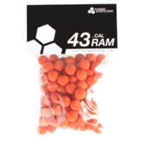 Dynamic_Sports_Gear_Cal43_Rubberballs_Gummigeschosse_orange