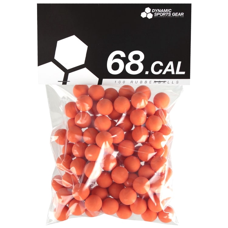 Paintball Reballs rubber training ammunition (orange)