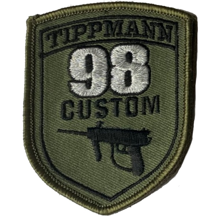 Patch velcro Paintball / Airsoft brodé (Tippmann 98 Custom)