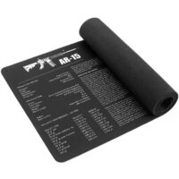 Paintball_Airsoft_Techmatte_Mousepad_AR15_schwarz_gerollt