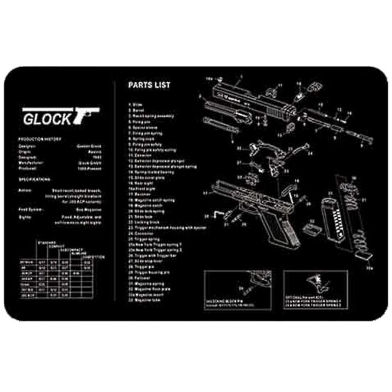 Paintball_Airsoft_Techmatte_Mousepad_Glock_schwarz