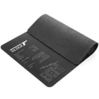 Paintball_Airsoft_Techmatte_Mousepad_Glock_schwarz_gerollt