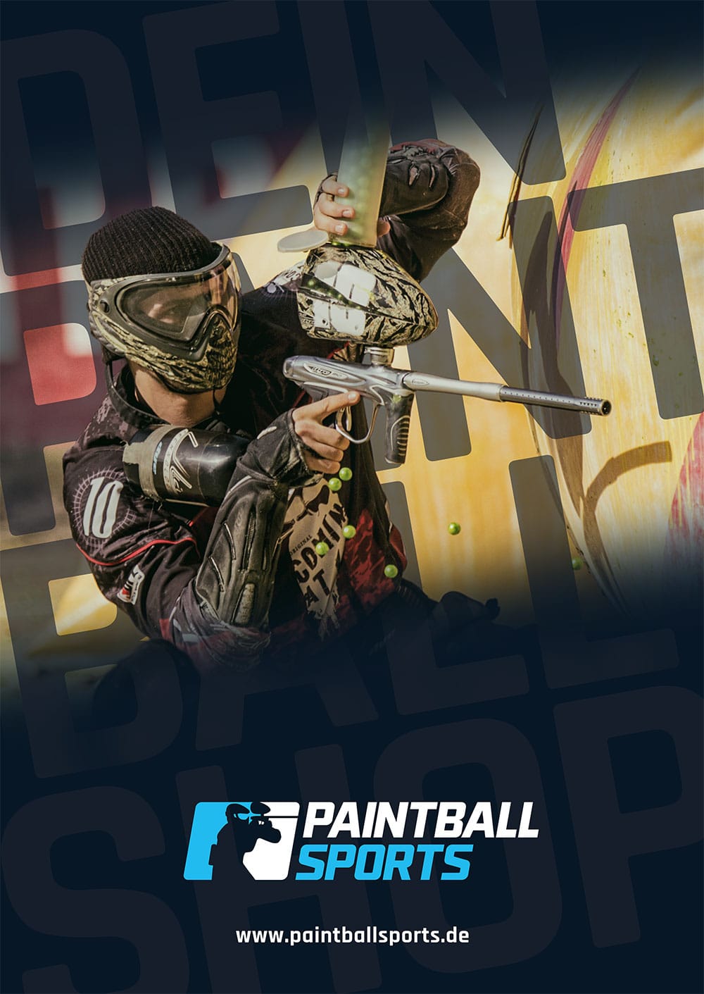 Paintball-Sportposter (120x84cm) - Dye Player - paintballsports.de