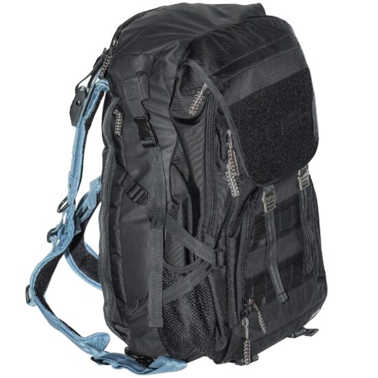 Push_Division_One_Backpack_Paintball_Rucksack_schwarz_Seite