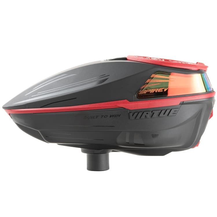 Virtue Spire V Paintball Hopper / Loader (Black/Red) Color Mix Edition