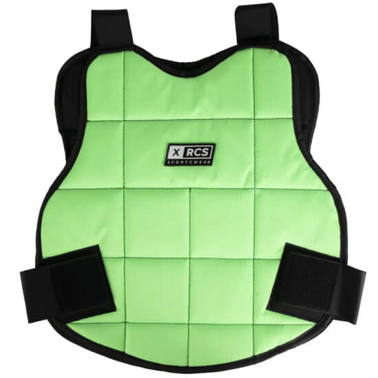 XRCS_Paintball_Brustpanzer_Chestprotector_Spielfeldzubehoer_gruen_front