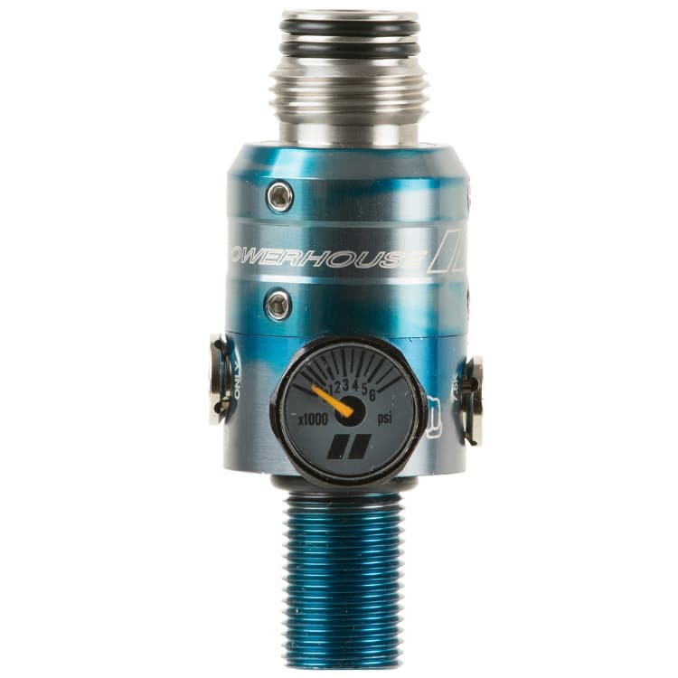 PowerHouse TKO Paintball HP Regulator (300Bar/4500PSI) NAVY/GREY ACID WASH