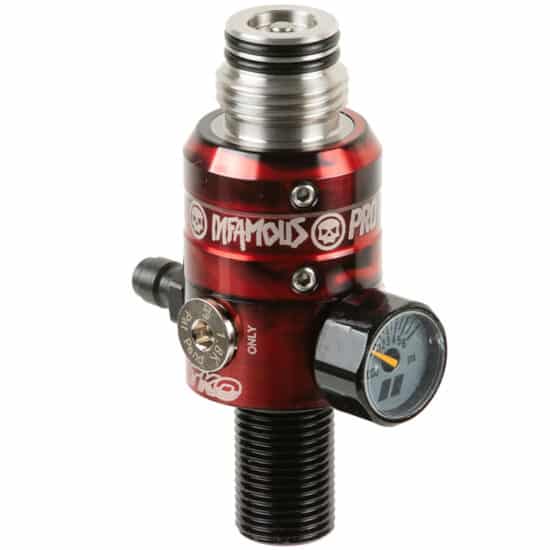 PowerHouse_TKO_Paintball_HP_Regulator_300Bar_4500PSI_BLACK_RED_ACID_WASH_side