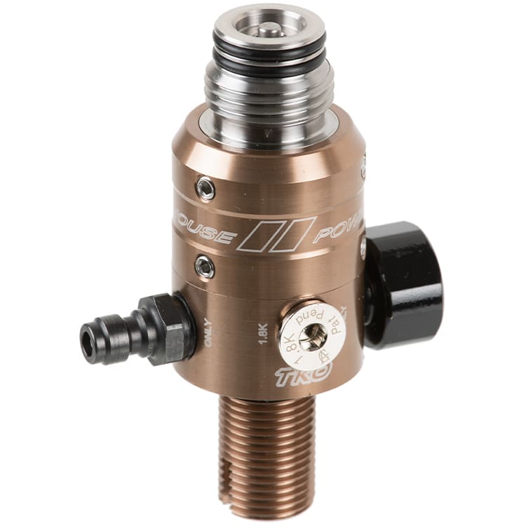PowerHouse TKO TITANIUM Paintball HP Regulator (300Bar/4500PSI) TAN