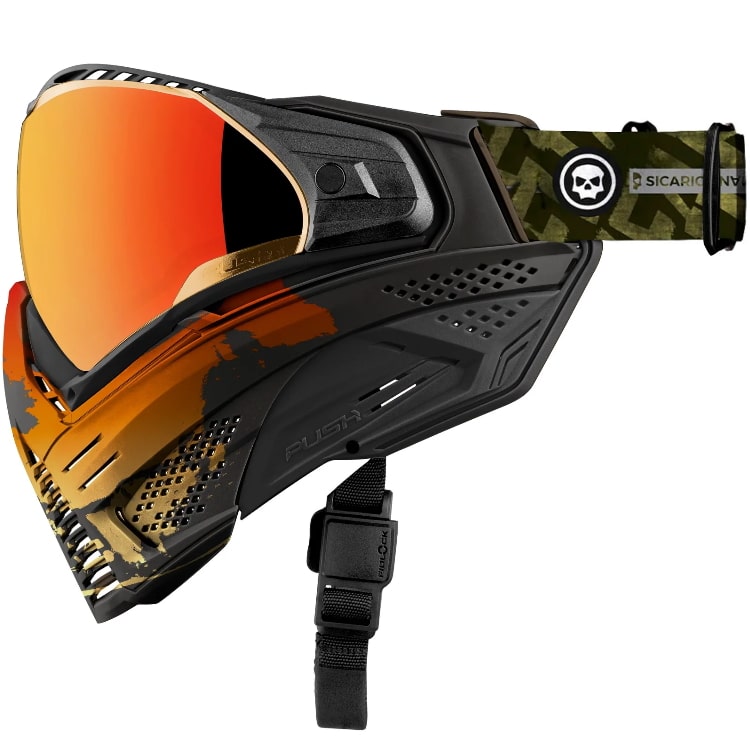 Push Unite Paintball Maske CDG (Skull Fire)