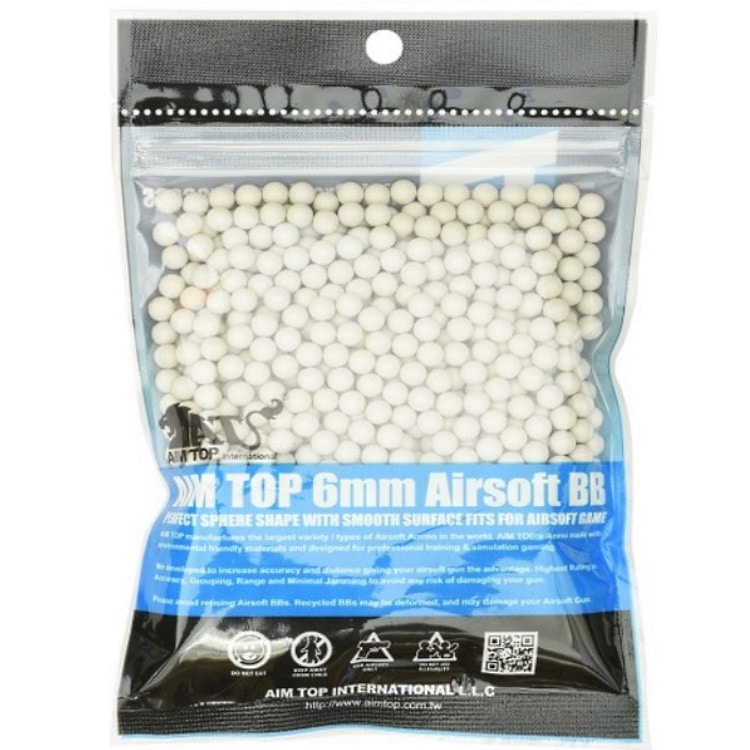 AIM TOP Extreme Precision Heavier Airsoft BIO BB´s 0,43g (500 Schuss)