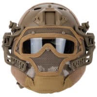 DELTA_SIX_Tactical_Fast_PJ_Steel_Wire_Helm_fuer_Airsoft_tan_front