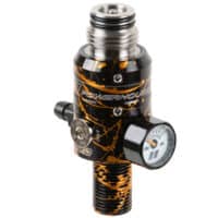 PowerHouse_TKO_TITANIUM_Paintball_HP_Regulator_300Bar_4500PSI_BLACK_GOLD_SPLASH_side