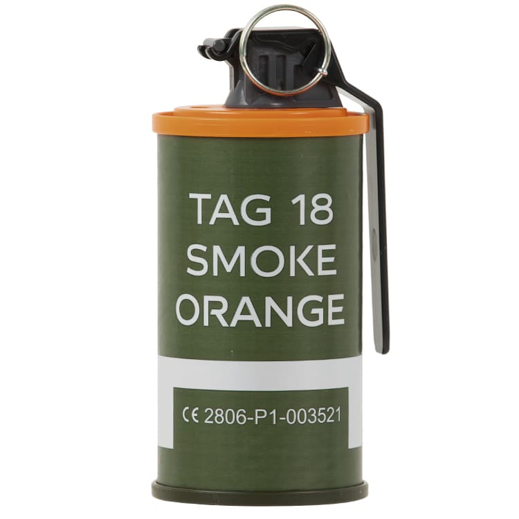 Taginn M18 Paintball / Airsoft Rocker Arm Smoke Grenade (EE. UU.) NARANJA