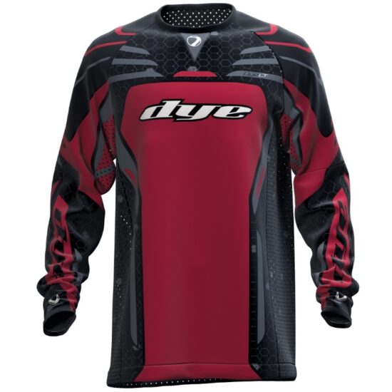 DYE_LT_Paintball_Jersey_ultralite_Red_rot_front