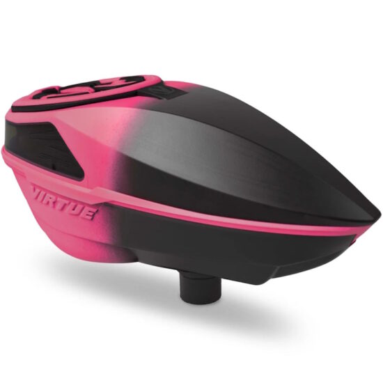 Virtue_Spire_V_Paintball_Hopper_Loader_pink_Black_Fade_front.JPG