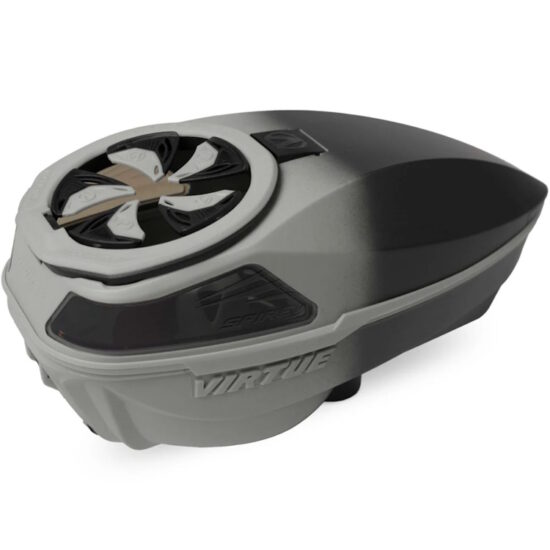 Virtue_Spire_V_Paintball_Hopper_Loader_silver_Black_Fade_back.JPG
