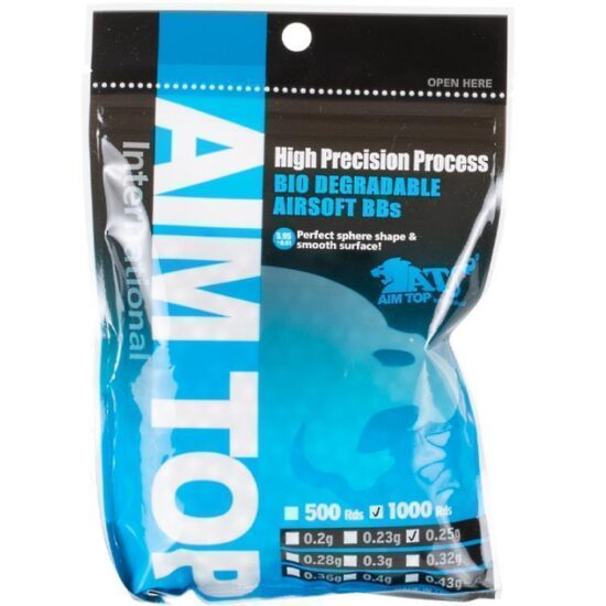 Aim_Top_Precision_Bio_degradable_Airsoft_BBs_1000er_Beutel