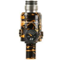 PowerHouse_TKO_Paintball_HP_Regulator_300Bar_4500PSI_BLACK_GOLD_SPLASH_front