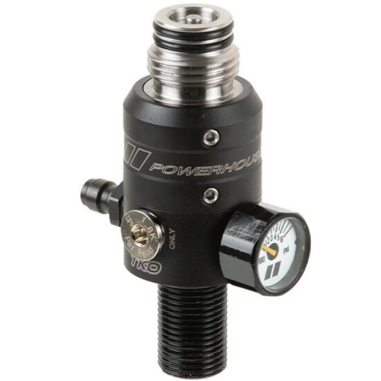 PowerHouse_TKO_TITANIUM_Paintball_HP_Regulator_300Bar_4500PSI_BLACK_MATTE_side